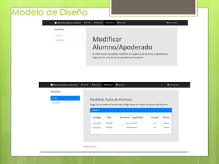 Modelo de Diseño
 