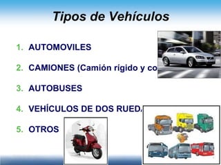 VíaLa vía es el Medio Ambiente físico donde se realiza la acción de transportarse, dependiendo de sus características geométricas y físicas, ofrecerá mayor o menor seguridad a sus usuarios; si la distancia de visibilidad, el peralte, las curvas de transición, el estado de deterioro de su carpeta de rodamiento, son satisfactorios redundara en beneficio de los usuarios.