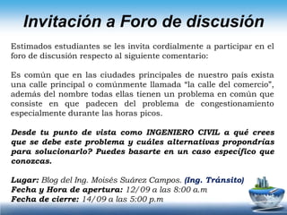 RecuerdaPara fines de proyecto  y de cálculo se emplea un valor  promedio de 2.5 segundos, para el  tiempo de percepción-reacción.  Durante este tiempo se considera que la velocidad del vehículo (Vo) se mantiene constante.La distancia de frenado (df) depende de muchos factores: la fricción entre las llantas y el pavimento, el peso del vehículo, el número de ejes, etc.