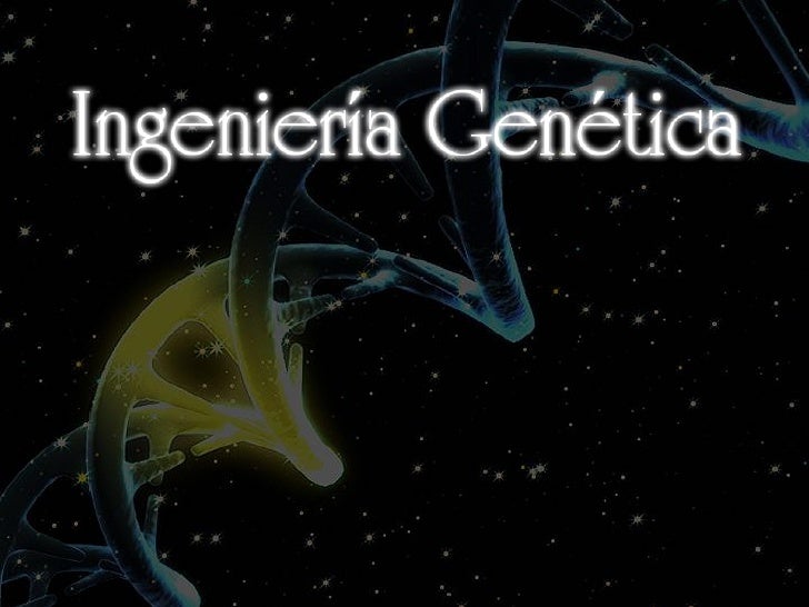 ingeniería genética power point slide share