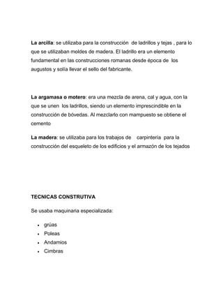 Ingeniería romana fernanda