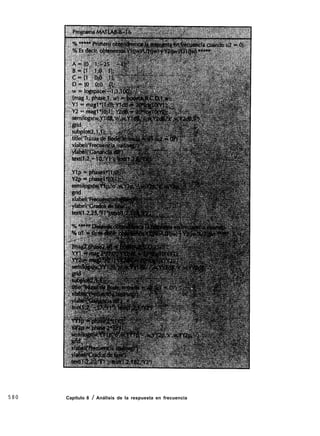 5 8 0 Capítulo 8 / Análisis de la respuesta en frecuencia
 