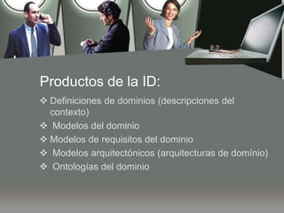producto de una LPSProductos de la ID:Definiciones de dominios (descripciones del contexto)