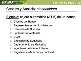 Ingeniería de requisitos	


 
