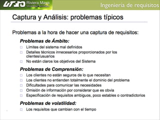 Ingeniería de requisitos	


 