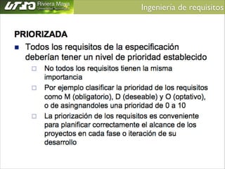 Ingeniería de requisitos	


 