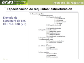 Ingeniería de requisitos	


 