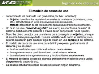 Ingeniería de requisitos	


 