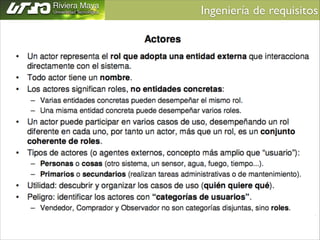 Ingeniería de requisitos	


 