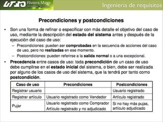 Ingeniería de requisitos	


 