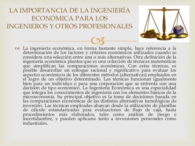 Ingenieria economica