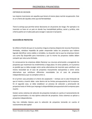 Ingenieria financiera