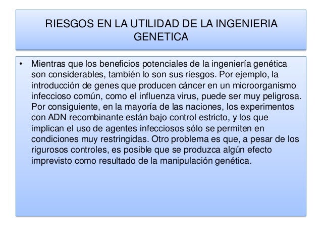 Ingenieria genetica presentacion uny