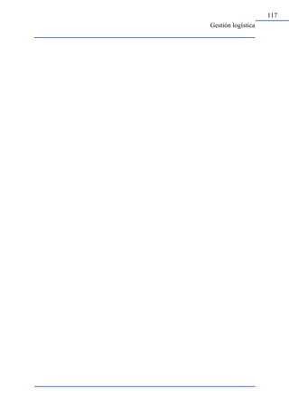 117
Gestión logística
 