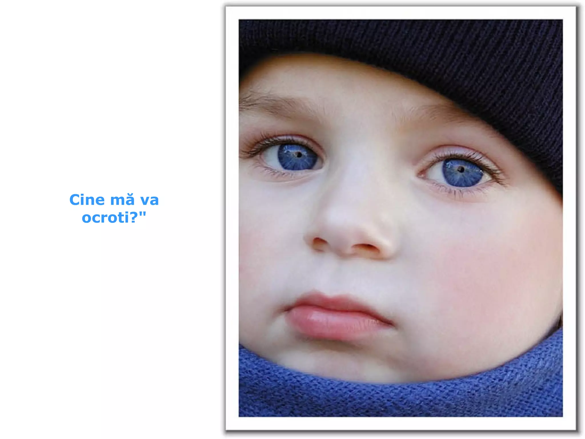 Cine mă va ocroti ?" 