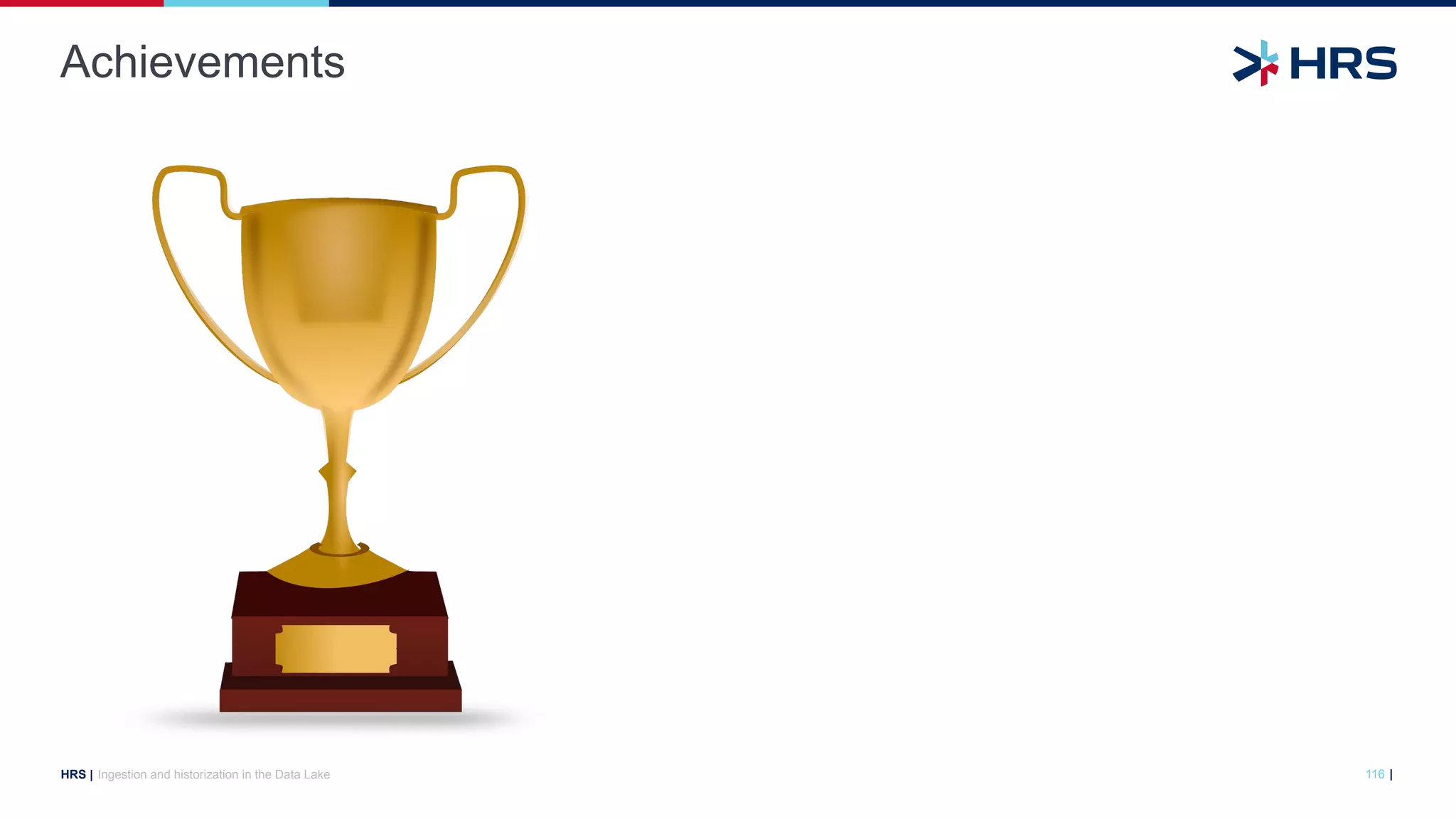 |
HRS |
Achievements
116
Ingestion and historization in the Data Lake
 