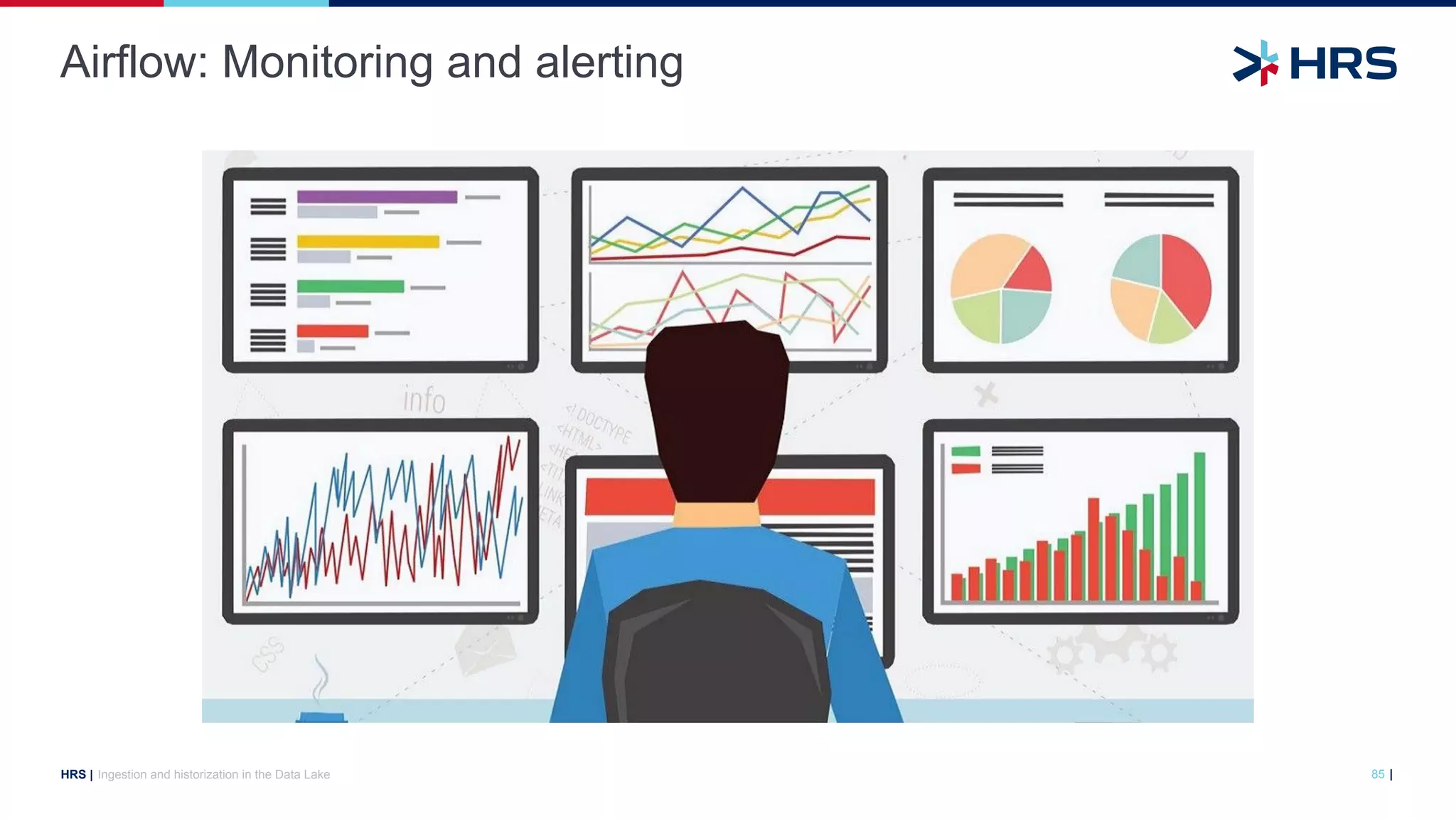 |
HRS |
Airflow: Monitoring and alerting
Ingestion and historization in the Data Lake 85
 