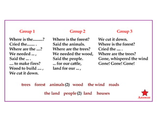 Where Are the Trees?