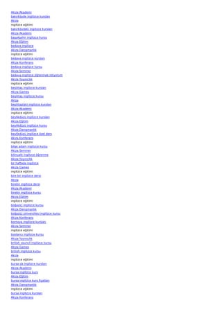 Akiza Akademi
bakırköyde ingilizce kursları
Akiza
ingilizce eğitimi
bakırköydeki ingilizce kursları
Akiza Akademi
başakşehir ingilizce kursu
Akiza Eğitim
bedava ingilizce
Akiza Danışmanlık
ingilizce eğitimi
bedava ingilizce kursları
Akiza Konferans
bedava ingilizce kursu
Akiza Seminer
bedava ingilizce öğrenmek istiyorum
Akiza Yayıncılık
ingilizce eğitimi
beşiktaş ingilizce kursları
Akiza Games
beşiktaş ingilizce kursu
Akiza
beşiktaştaki ingilizce kursları
Akiza Akademi
ingilizce eğitimi
beylikdüzü ingilizce kursları
Akiza Eğitim
beylikdüzü ingilizce kursu
Akiza Danışmanlık
beylikdüzü ingilizce özel ders
Akiza Konferans
ingilizce eğitimi
bilge adam ingilizce kursu
Akiza Seminer
bilinçaltı ingilizce öğrenme
Akiza Yayıncılık
bir haftada ingilizce
Akiza Games
ingilizce eğitimi
bire bir ingilizce dersi
Akiza
birebir ingilizce dersi
Akiza Akademi
birebir ingilizce kursu
Akiza Eğitim
ingilizce eğitimi
boğaziçi ingilizce kursu
Akiza Danışmanlık
boğaziçi üniversitesi ingilizce kursu
Akiza Konferans
bornova ingilizce kursları
Akiza Seminer
ingilizce eğitimi
bostancı ingilizce kursu
Akiza Yayıncılık
british council ingilizce kursu
Akiza Games
british ingilizce kursu
Akiza
ingilizce eğitimi
bursa da ingilizce kursları
Akiza Akademi
bursa ingilizce kurs
Akiza Eğitim
bursa ingilizce kurs fiyatları
Akiza Danışmanlık
ingilizce eğitimi
bursa ingilizce kursları
Akiza Konferans
 