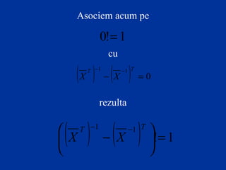 Asociem acum pe cu rezulta 