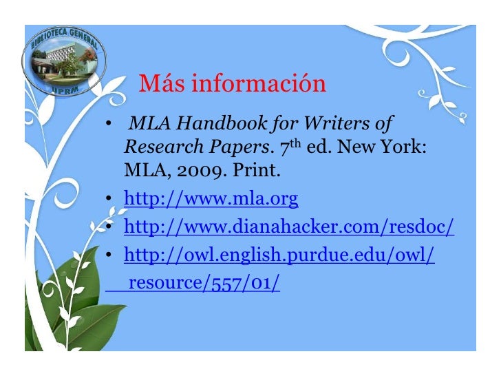 mla handbook for writers of research papers 7th edition pdf mla y acceso a recursos electr 243 nicos mla handbook for writers of research papers 7th edition pdf mla y acceso a recursos electr 243 nicos