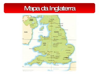 Mapa da Inglaterra 