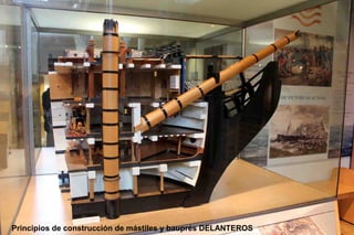 Principios de construcción de mástiles y bauprés DELANTEROS

 