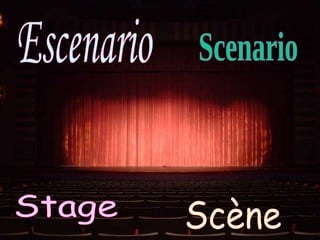 Escenario Stage Scène Scenario 