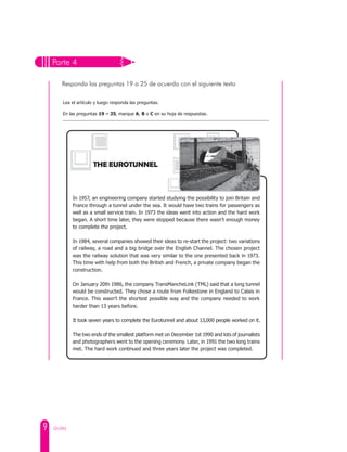 9 GUÍAS
Parte 4
Responda las preguntas 19 a 25 de acuerdo con el siguiente texto
 