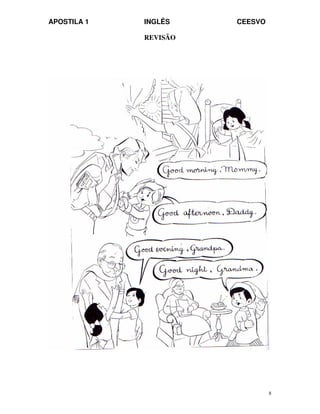 APOSTILA 1 INGLÊS CEESVO
8
REVISÃO
 