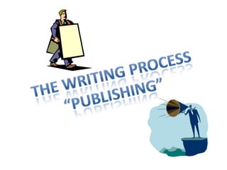 The writing Process “publishing” 