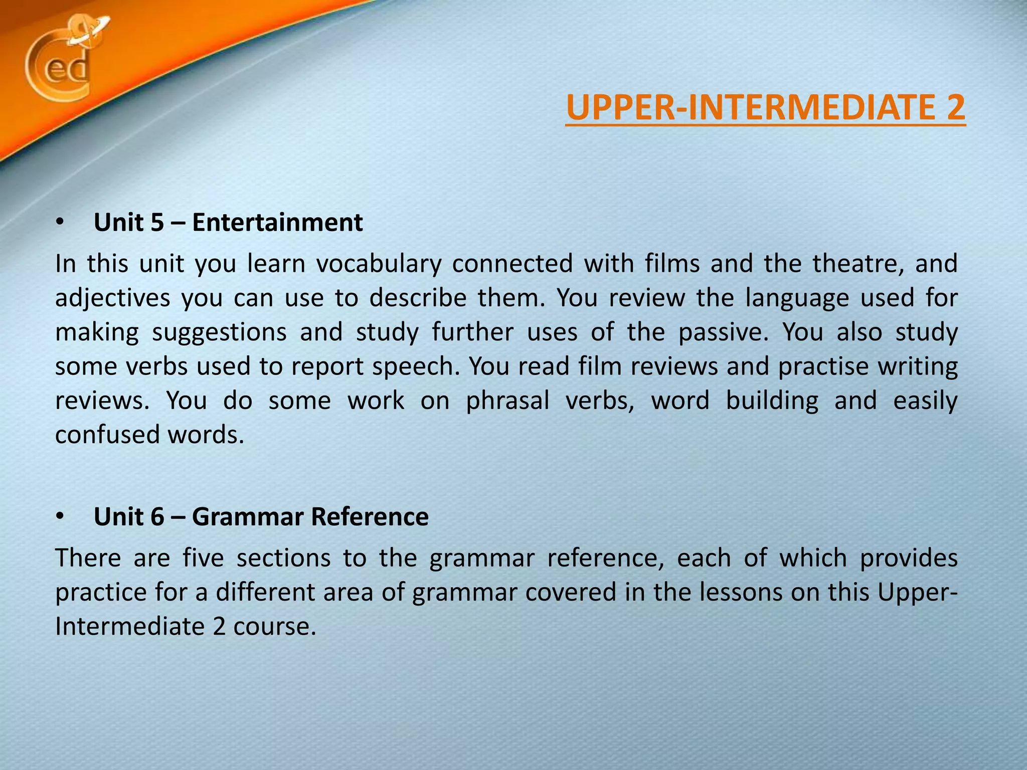 Curso Nivel B2 LearnEnglish Pathways de British Council | PPT