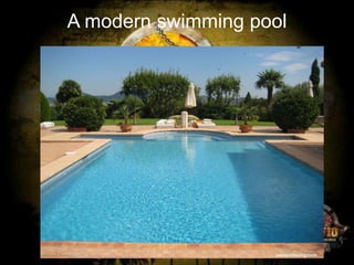 A modern swimming pool

 