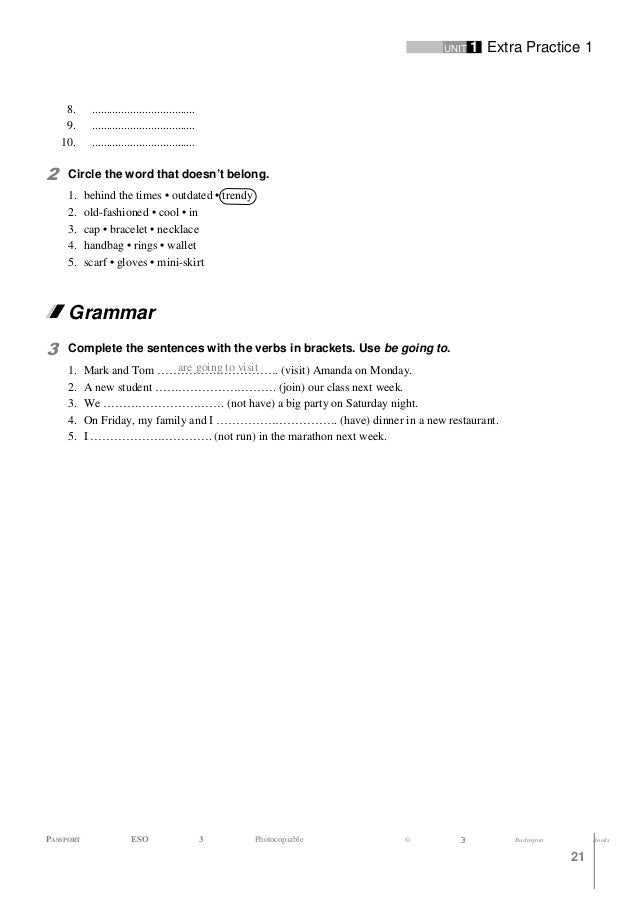Ingles eso 3