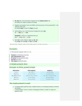 Ingles gramatica | PDF