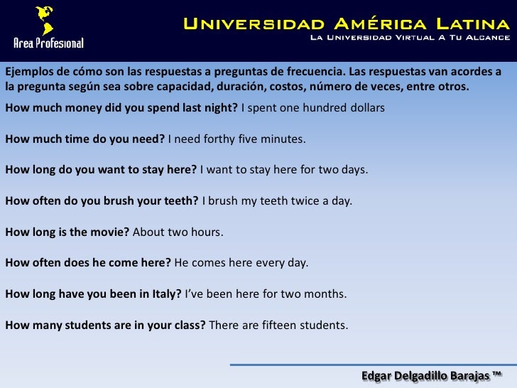 preguntas y respuestas con how often ingles i preguntas y respuestas con how often ingles i