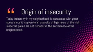 Neighborhood Insecurity | PPTX