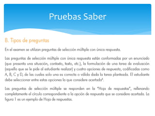 Pruebas Saber
 