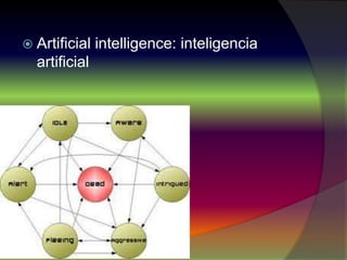  Artificial intelligence: inteligencia
artificial
 