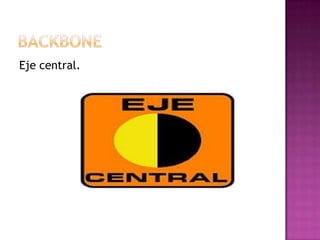 Eje central.
 