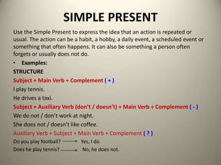 English grammar por Adriana Alcocer y Diego Yuquilema | PPT