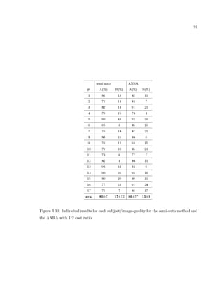 ndings show that the heterogeneity of spatial patterns among cells, measured by second 
order parameters, are important to understanding cortical organization and potential alter-ations 
in aging and other conditions. 
In order to quantify second order parameters - in terms of the representation of the ROI 
shown in Figs. 2.12 and 2.13 - we must know the cell densities i(~r) for every location ~r 
within the ROI (See Fig. 2.14). 
From this knowledge of the tissue, we can create positional dependent measurements of 
ROI: 
 