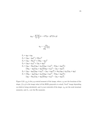 26 
Figure 2.9: Example of tissue sample from the rat brain. 
2.3.1 Raw data 
The raw data used in measurements are the cell body properties inside of the tissue (Fig. 2.9 
and Fig. 2.10). Properties such as x,y,z location, observed size, and angular orientation from 
the same tissue sample can then be depicted independent of the original images (Fig 2.11). 
The raw information extracted from the image (as described in Sec. 3) can be represented 
by a nominal cell type i (where i can be neurons or glial cells) in a phase space of ordinal 
cell properties, such as x,y,z location, size, shape (Fig 2.12). 
2.3.2 Stereology 
As mentioned previously, the traditional method of condensing this large amount of data 
into a measurement of the ROI is to integrate the density over the space to obtain a 
measurement M: 
M = 
Z 
ROI 
i(~r)d~r (2.1) 
If this was the  