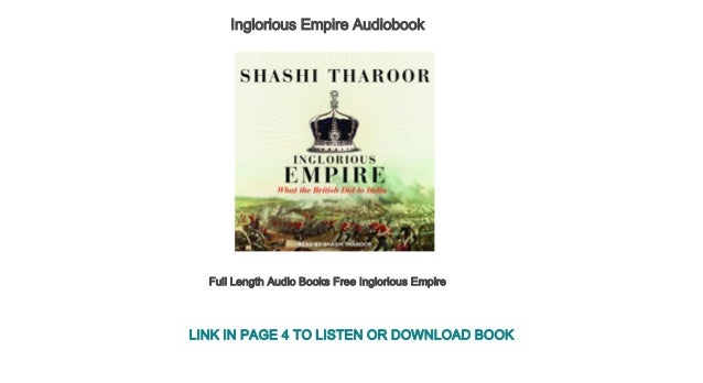inglorious empire pages