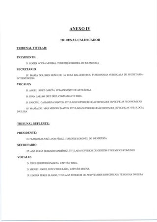 Oferta de empleo. Inglés