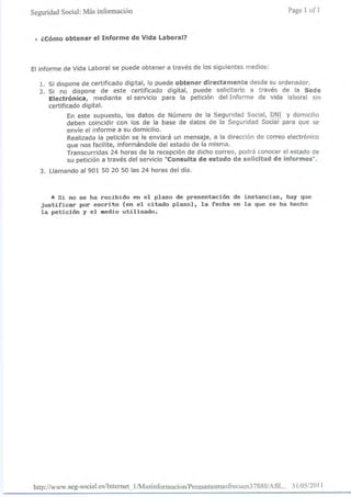 Oferta de empleo. Inglés