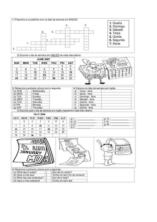 Inglês atividades16paginas