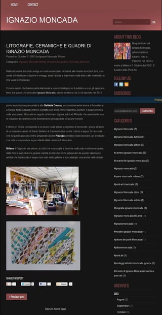 Ingnazio Moncada Litografie e Ceramiche PDF