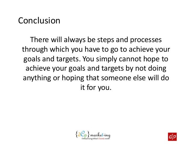 conclusion for goal setting essay