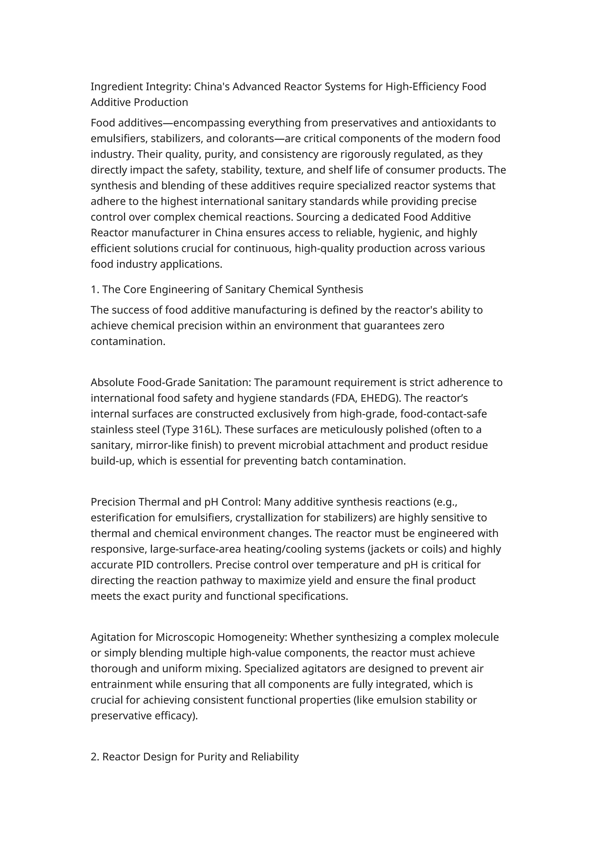 Ingredient Integrity China's Advanced Reactor Systems for High ...